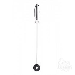         Leather Circle Tipped Metal Crop 