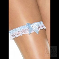 Ажурная подвязка с бантом и сердечком Ажурная подвязка с бантом и сердечком