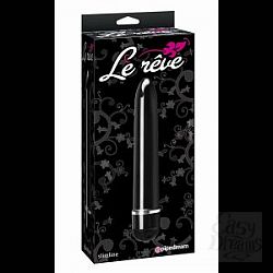 Чёрный классический вибратор Le Reve Slimline - 17,1 см. Чёрный классический вибратор Le Reve Slimline - 17,1 см.