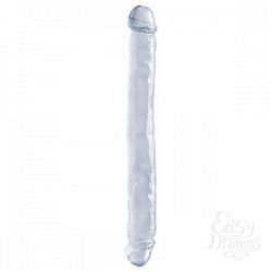 Прозрачный двусторонний фаллоимитатор Double Dong - 33,5 см. Прозрачный двусторонний фаллоимитатор Double Dong - 33,5 см.