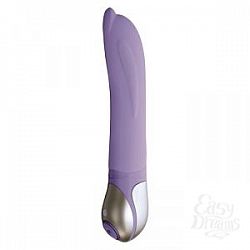 Фиолетовый вибратор Nivana из нежного силикона - 24 см. Фиолетовый вибратор Nivana из нежного силикона - 24 см.