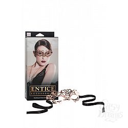 Маска золотистая  из никеля с имитацией кристаллов Entice Mystique Mask - Rose Gold  Маска золотистая  из никеля с имитацией кристаллов Entice Mystique Mask - Rose Gold
