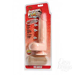 Фаллоимитатор Average Joe The Surfer Brody с функцией нагрева телесный с вибрацией Фаллоимитатор Average Joe The Surfer Brody с функцией нагрева телесный с вибрацией