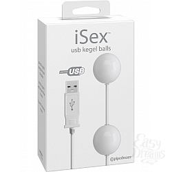 Белые вагинальные виброшарики USB KEGEL BALLS на проводе USB Белые вагинальные виброшарики USB KEGEL BALLS на проводе USB