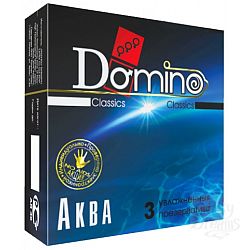 Презервативы Domino Аква - 3 шт. Презервативы Domino Аква - 3 шт.