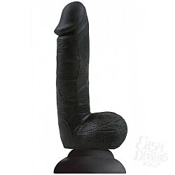 Фаллоимитатор Colours - Softies 6 Dildo - Black на присоске черный Фаллоимитатор Colours - Softies 6 Dildo - Black на присоске черный