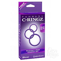  ����� �� 3-� ����������� ����� Silicone 3-Ring Stamina Set ����������