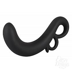 Массажер простаты с загнутым кончиком - 14 см. Массажер простаты с загнутым кончиком - 14 см.