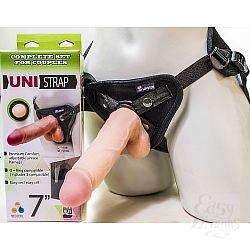 Страпон с двумя насадками UNI strap 7 Harness best of al 532303ru Страпон с двумя насадками UNI strap 7 Harness best of al 532303ru