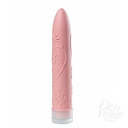 Розовый вибратор с цветочным узором на поверхности PLEASURE PETALS - 17,8 см. Розовый вибратор с цветочным узором на поверхности PLEASURE PETALS - 17,8 см.