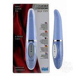 Фиолетовый вибромассажёр Touch Sensor Silk Tip - 20 см. Фиолетовый вибромассажёр Touch Sensor Silk Tip - 20 см.