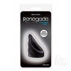  ����������� ������ Renegade - Tear Drop Cockring - Black
