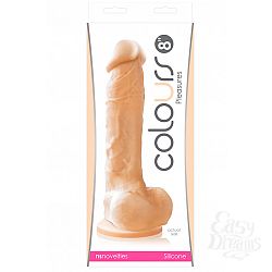 Телесный фаллоимитатор Colours Pleasures 8 Dildo - 23,6 см. Телесный фаллоимитатор Colours Pleasures 8 Dildo - 23,6 см.