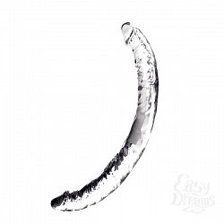  Прозрачный гелевый двусторонний фаллоимитатор JELLY JOY TWIN COBRA CLEAR DOUBLE DONG - 36 см.