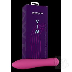 Классический вибромассажер V1M фиолетового цвета - 17 см. Классический вибромассажер V1M фиолетового цвета - 17 см.