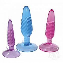  ����� �� ���� �������� ������ Twirly Trio Jelly Arousal Butt Plugs