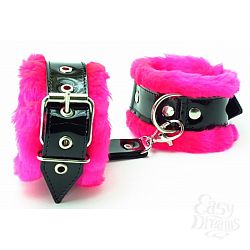Оковы на ноги с мехом - BDSM Light, Красный Оковы на ноги с мехом - BDSM Light, Красный