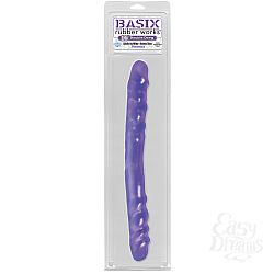 Фаллоимитатор Basix Rubber Works - 16 Double Dong - Purple Фаллоимитатор Basix Rubber Works - 16 Double Dong - Purple