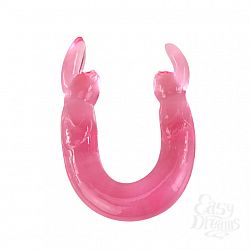 Двойной фаллоимитатор Rabbit , Розовый Двойной фаллоимитатор Rabbit , Розовый