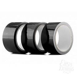 Набор из 3 мотков чёрных лент Bondage Tape длиной 20 метров каждый Набор из 3 мотков чёрных лент Bondage Tape длиной 20 метров каждый