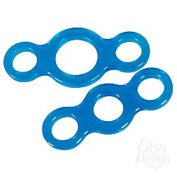 Набор из 2 эрекционных колец с петлями по бокам Набор из 2 эрекционных колец с петлями по бокам