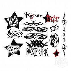  Тату набор Rocker Chick, 36 шт  