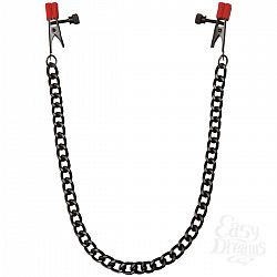  ������ ��� ������ Kink Nipple Clips with Heavy Chain and Silicone Tips
