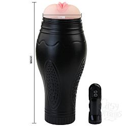 Мастурбатор с вибрацией Baile, 26 см, Черный Мастурбатор с вибрацией Baile, 26 см, Черный