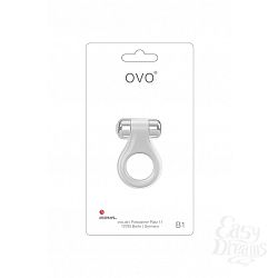   - OVO B1 VIBRATING   RING WHITE/CHROM