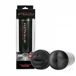  Двусторонний мастурбатор CyberSkin Stealth Double Stroker - ротик и попка