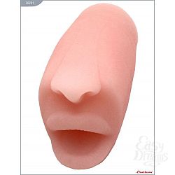 Мастурбатор-ротик с вибрацией из ультраскин Мастурбатор-ротик с вибрацией из ультраскин
