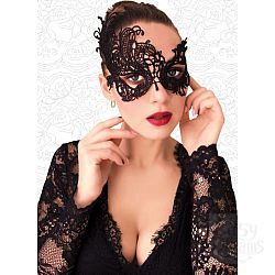 Ажурная асимметричная маска чёрного цвета  Ажурная асимметричная маска чёрного цвета