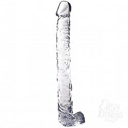   - JELLY JOY BIG BOYZ EXTRA LONG CLEAR DONG - 36 .