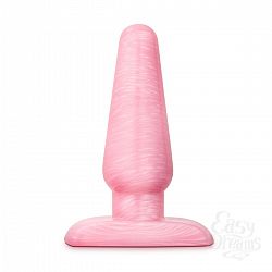  Розовая анальная пробка B Yours Medium Cosmic Plug - 11,4 см.