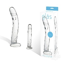 Фаллоимитатор из стекла X-CURVE RIBBED GLAS-96 Фаллоимитатор из стекла X-CURVE RIBBED GLAS-96