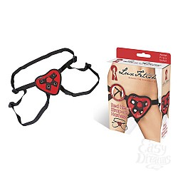 Красные трусики-сердечко для страпона LF1361-RED Красные трусики-сердечко для страпона LF1361-RED