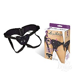 Трусики-джоки со шнуровкой с креплением для страпона LF1363-PUR Трусики-джоки со шнуровкой с креплением для страпона LF1363-PUR