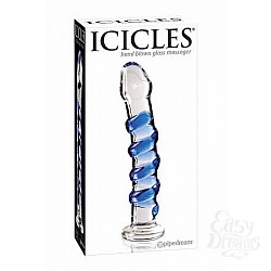 Фаллоимитатор ICICLES № 5 из стекла Фаллоимитатор ICICLES № 5 из стекла