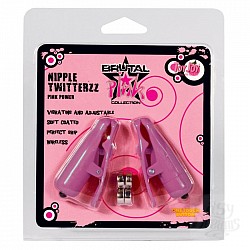 Клипсы на соски и клитор с вибро (розовые) NIPPLE TWITTERZ VIBR NIPPLE CLIPS9783TJ Клипсы на соски и клитор с вибро (розовые) NIPPLE TWITTERZ VIBR NIPPLE CLIPS9783TJ