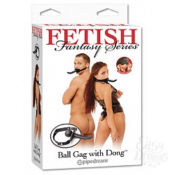 Кляп с фаллоимитатором загнутый FF BLACK 219200PD Кляп с фаллоимитатором загнутый FF BLACK 219200PD