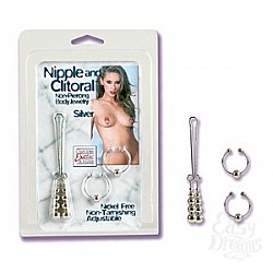  �������� �������� ��������� Nipple and Clitoral Body Jewelry Silver