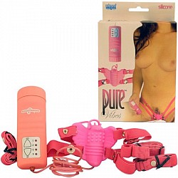  ���������� ������� Strap-On Vibr. Butterfly Pink
