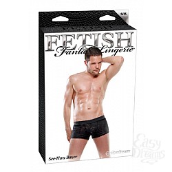 Ажурные боксеры черные, S / M Ажурные боксеры черные, S / M