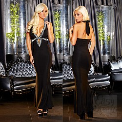 Вечернее черное платье №в пол№ от Hustler GOWN1-M / L Вечернее черное платье №в пол№ от Hustler GOWN1-M / L
