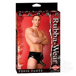 Мужские латексные трусы с фаллоимитатором Мужские латексные трусы с фаллоимитатором