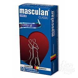 Masculan Classic 2, 10 шт *10. С пупырышками Masculan Classic 2, 10 шт *10. С пупырышками