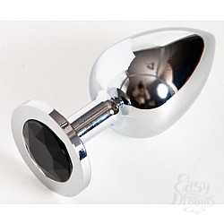 Анальная втулка серебро бол.(черный) Анальная втулка серебро бол.(черный)