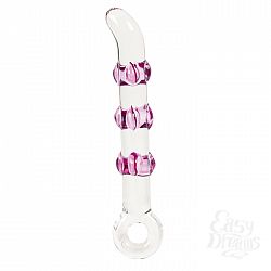 Фаллоимитатор стеклянный Glass Worxx G-spot Gemstone, 17 см, Прозрачный Фаллоимитатор стеклянный Glass Worxx G-spot Gemstone, 17 см, Прозрачный