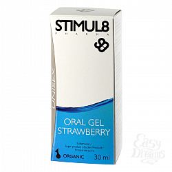 Клубничный оральный гель STIMUL8, 30 мл Клубничный оральный гель STIMUL8, 30 мл