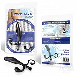 Черный массажер простаты BLM4006-BLK Черный массажер простаты BLM4006-BLK